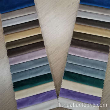 Tissu de canapé en Velvet Holland pour home textile